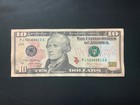 2017A $10 DOLLAR BILL PJ33388810A contains 2 triples together — photo 1