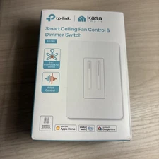 Kasa Smart Fan Control Light Dimmer Apple HomeKit Alexa Google Assistant 4 Speed