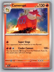 Camerupt 012/091 Paldean Fates Uncommon