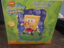 NEW VERY RARE 2004 Bubble Blowing SpongeBob Squarepants. Never Opened