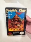 Genghis Khan (Nintendo NES, 1990) Game, Box, Manual, Tested