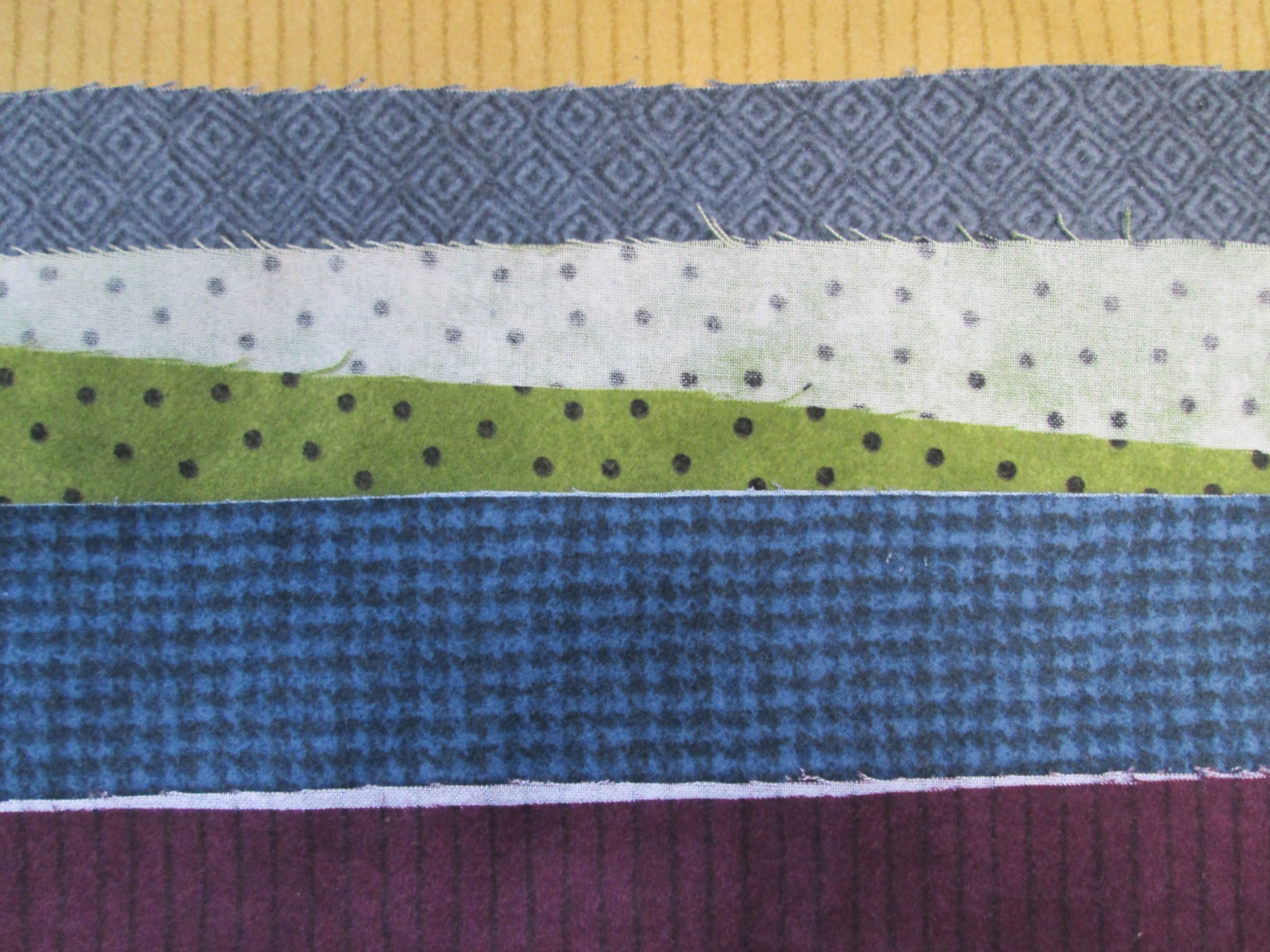 8 Pieces Woolies Flannel Fabric Lot Misc. Sizes