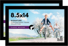 8.5X14 Picture Frame with Shatter-Resistant Glass - Set of 2 - Signature Collect