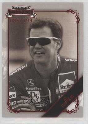 2009 Press Pass Legends Red 86/199 Al Unser Jr #32 0s5