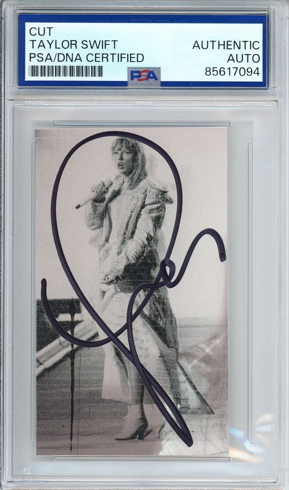 TAYLOR SWIFT SIGNED Eras Tour Tortured Poets Set AUTOGRAPH Picture PSA DNA COA