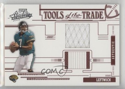 2005 Playoff Absolute Memorabilia Red Materials 45/100 Byron Leftwich #TT-12 0af