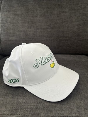 現地購入新品【バークマン限定ショップ】Masters 2026 ホワイトキャップ 2026 NEW Masters Tournament White Hat Augusta National GENUINE