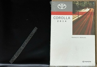 2014 TOYOTA COROLLA SEDAN OWNERS MANUAL L LE ECO PLUS CVT S PREMIUM CE I4 1.8L