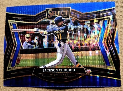 2025 Select Blue Pulsar Prizm/99 Jackson Chourio. Diamond Level  Brewers