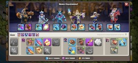 TH 17 239 lvl GOOD DEF | 100-96-75-70-46 Heroes | 6 BUILDERS | CHEAP