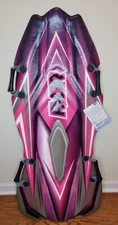 RYDR M11 Molded Snow Sled Pink Purple Adult Youth Lightweight 4 Handle Grip