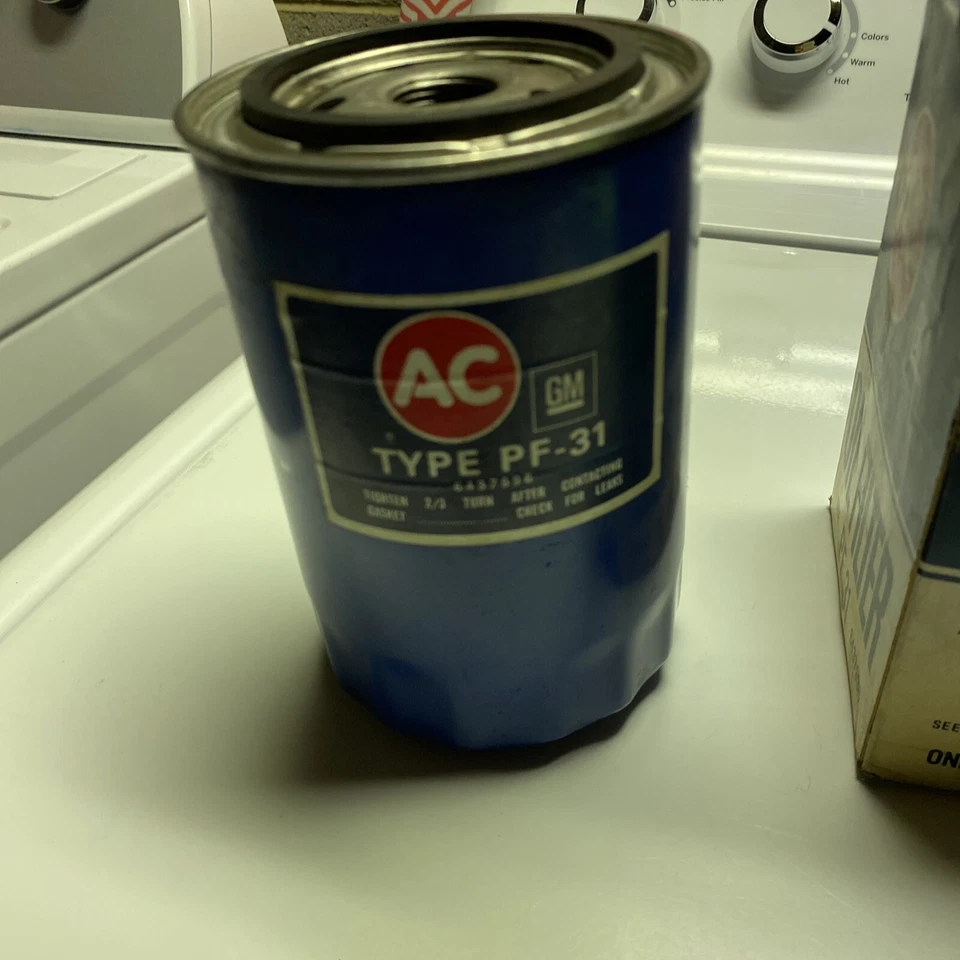Filtro de aceite vintage GM AC PF-31 AMC, AMX Javelin Rebel Ambassador NOS 1960-74 Foto 3 de 4