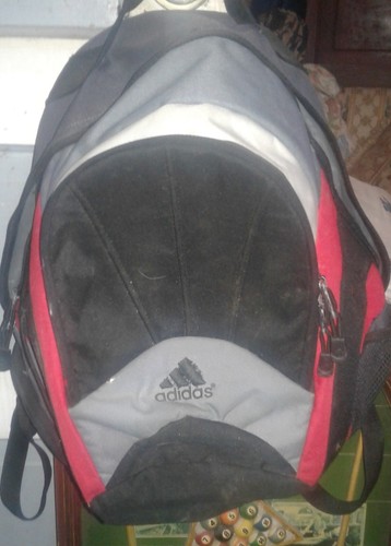 adidas backpack black and red