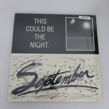 NEW September This Could Be The Night w/ Shrink SINGLE Vinyl Record Album