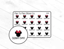 2696 Disney Day Planner Stickers.