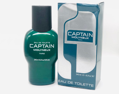 240 Ml Parfum Captain Molyneux Vintage Pour Homme EDT Splash Mann Erste Edition