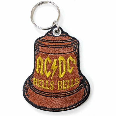 AC/DC - HELLS BELLS - WOVEN KEYCHAIN - BRAND NEW - MUSIC ACDCPATKEY04 ...