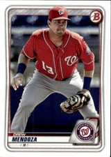 Drew Mendoza 2020 Bowman #BP-71 Prospects Camo  Washington Nationals