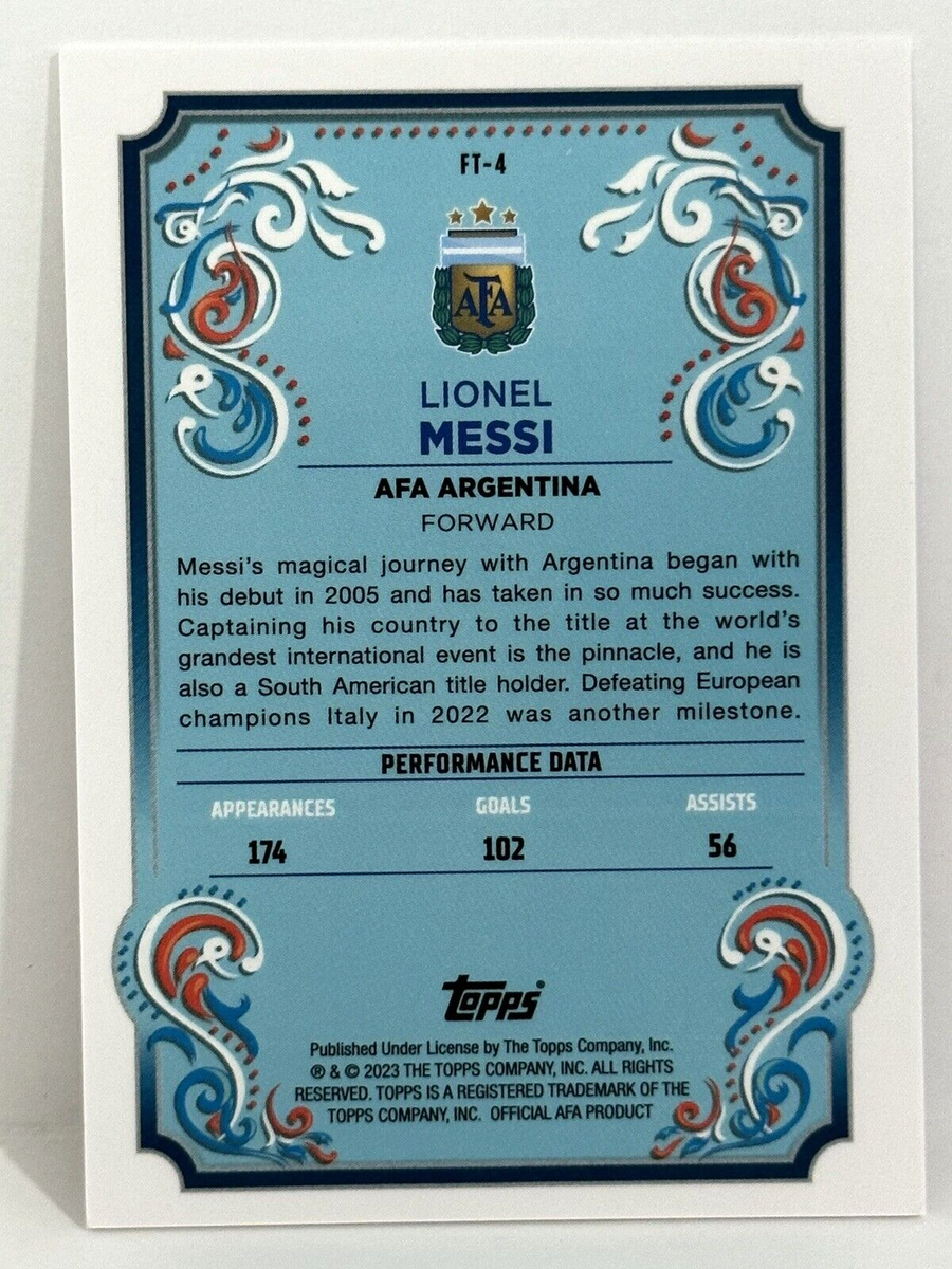 2023 Topps Argentina Fileteado National Team Fileteado Red