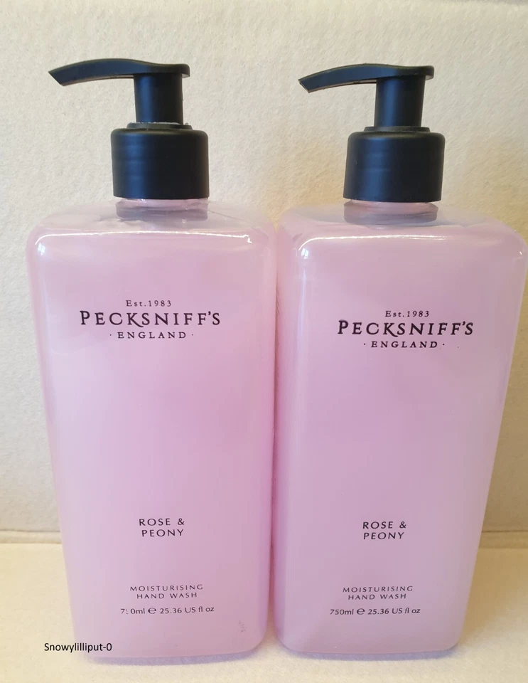 PECKSNIFF'S Pair Off Pecksniffs - ROSE & PEONY - 750ml Hand Wash