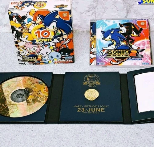 Sonic Adventure 2 (10th Anniversary Birthday Pack) Sega Dreamcast DC Dream cast