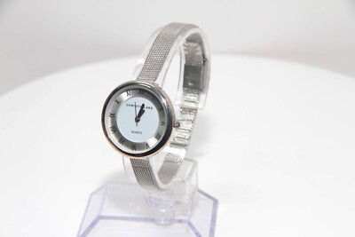 Christin Lars Ladies Silver/ White - watch- mesh strap - stunning