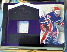 2022-23 Leaf In The Game Used Hockey Hall Of Fame HF-8 Purple /45 Mike Richter