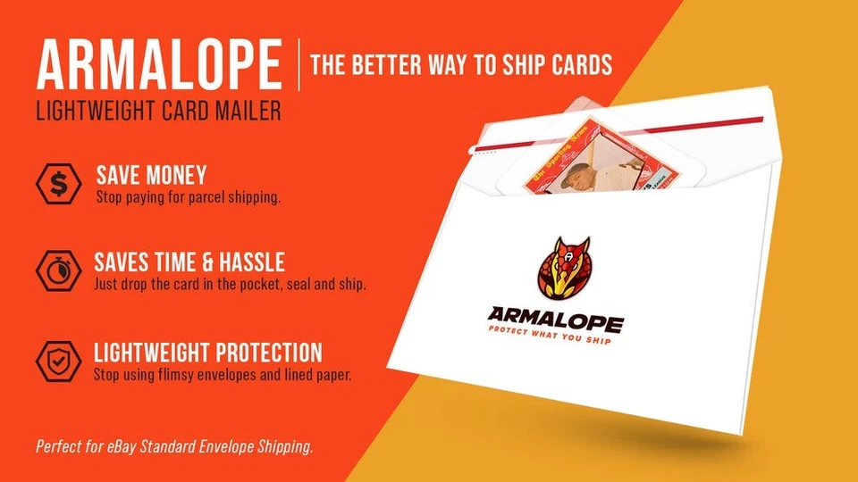 100 Armalope Shipping Envelopes Sports & Gaming Cards Top Loaders & Card Saver 1 - Image 4 of 4