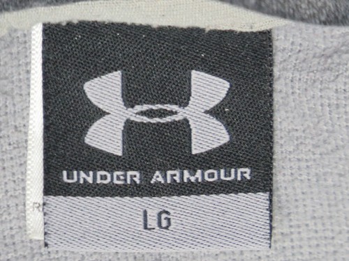 DUQUESNE DUKES UNDER ARMOUR HOODIE LG L CHARCOAL GRAY HEATHER FLEECE SWEATSHIRT - Picture 4 of 5