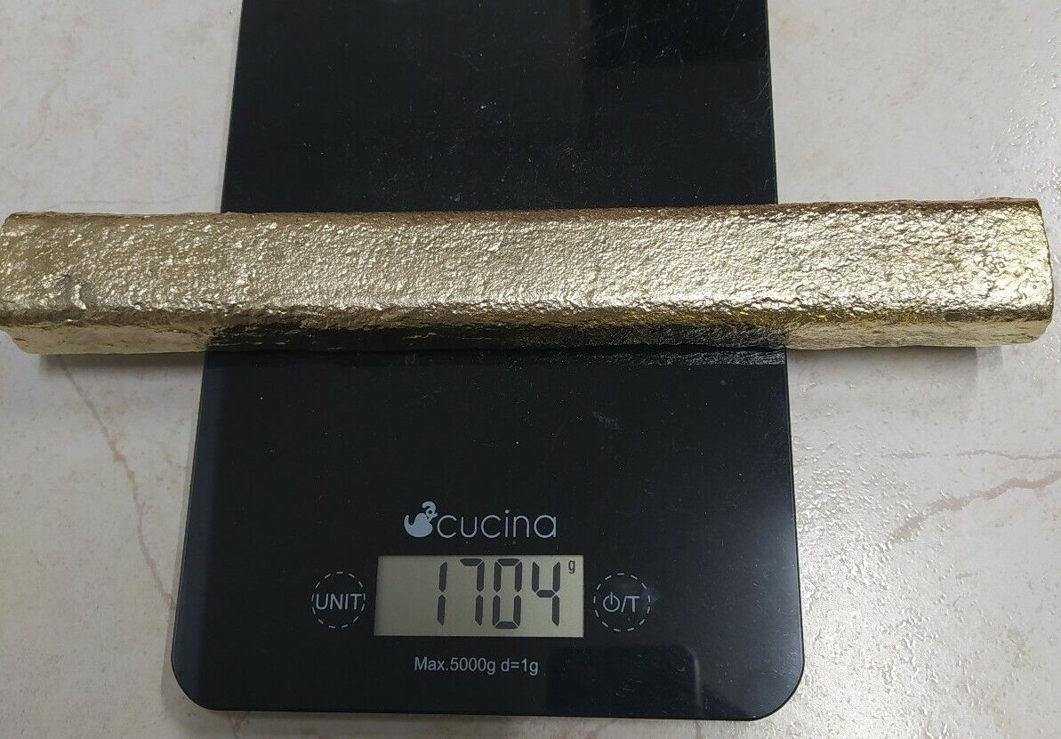 1704  Grams Scrap Gold Bar For Gold Recovery Melted Different Computer Coin Pins