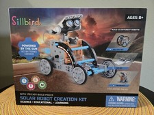 Sillbird STEM Solar Robot Creation Kit 12 In 1 Building Kit 190 Pcs New Open Box