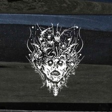 Skull Spine Devil Graphic Tailgate Hood Window Decal Car Vehicle Truck SUV Vinyl