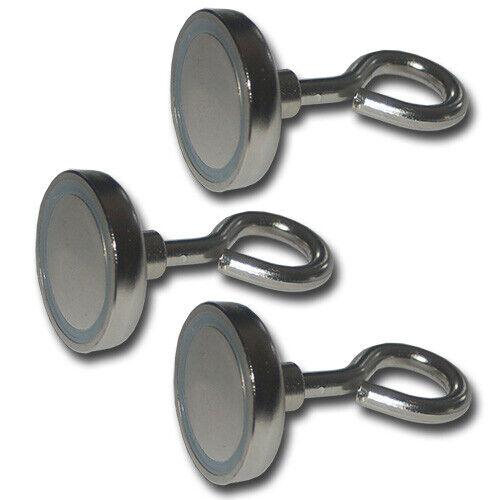 NEODYM MAGNETE MIT HAKEN ✅ ÖSE Ø10-75mm STARKE HAFTKRAFT HAKENMAGNET MAGNETHAKEN - Bild 19 von 25