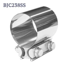 2 3/8" 2.375" Butt Joint Band Exhaust Clamp Bear River Quality Stainless