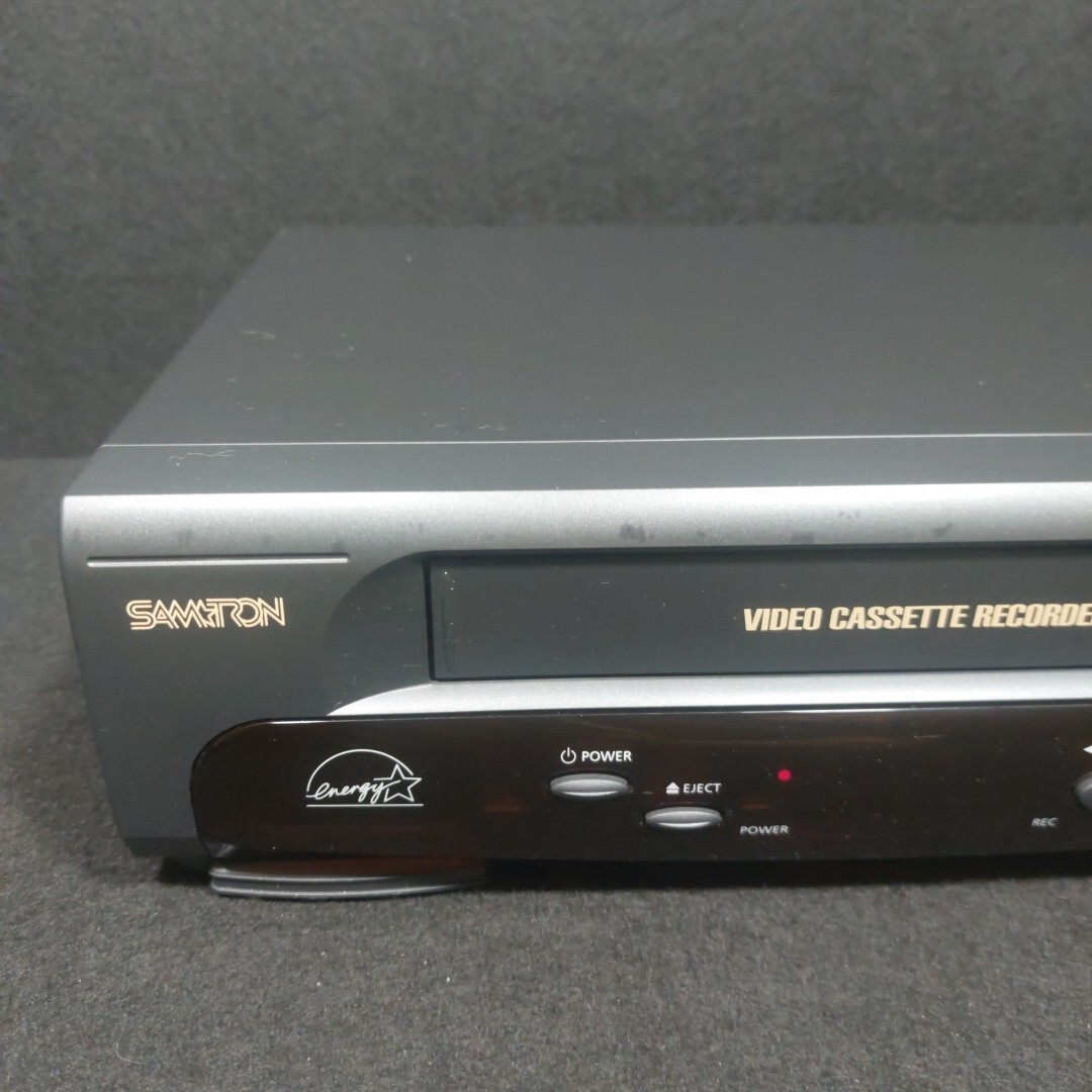 SAMTRON SV-C20 VHS VCR Player With Remote Control RCA Jacks Tested Works Great