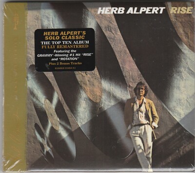 HERB ALPERT - RISE REMASTERED 10 TRK CD BRAND NEW & SEALED