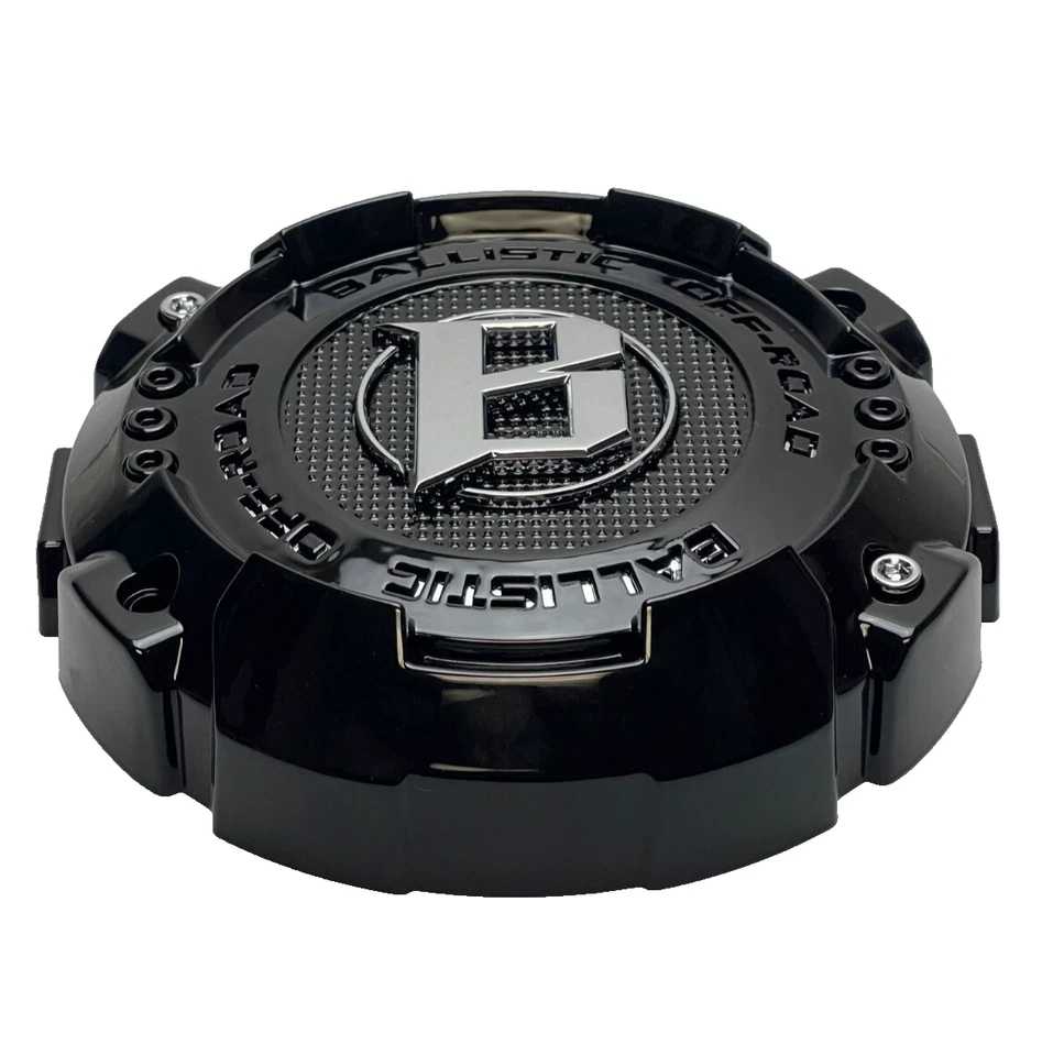 #Ballistic Off-Road Gloss Black 7 1/2" Diameter Center Cap CAP OR-NB - Image 2 of 2