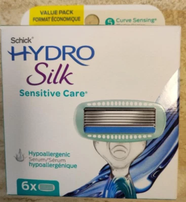 Wilkinson Sword hydro silk -sensitive care , 6 Rasierklingen - neu -Keine OVP