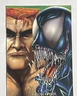 Venom Lives 94 Flair Marvel Comics Card Pt.4 Maxium Carnage Spider-Man Anime Vtg