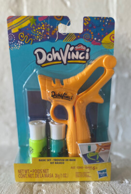 DohVinci Basic Set Play-Doh Brand Drawing Compound Tool & 2 Tubes NEW 