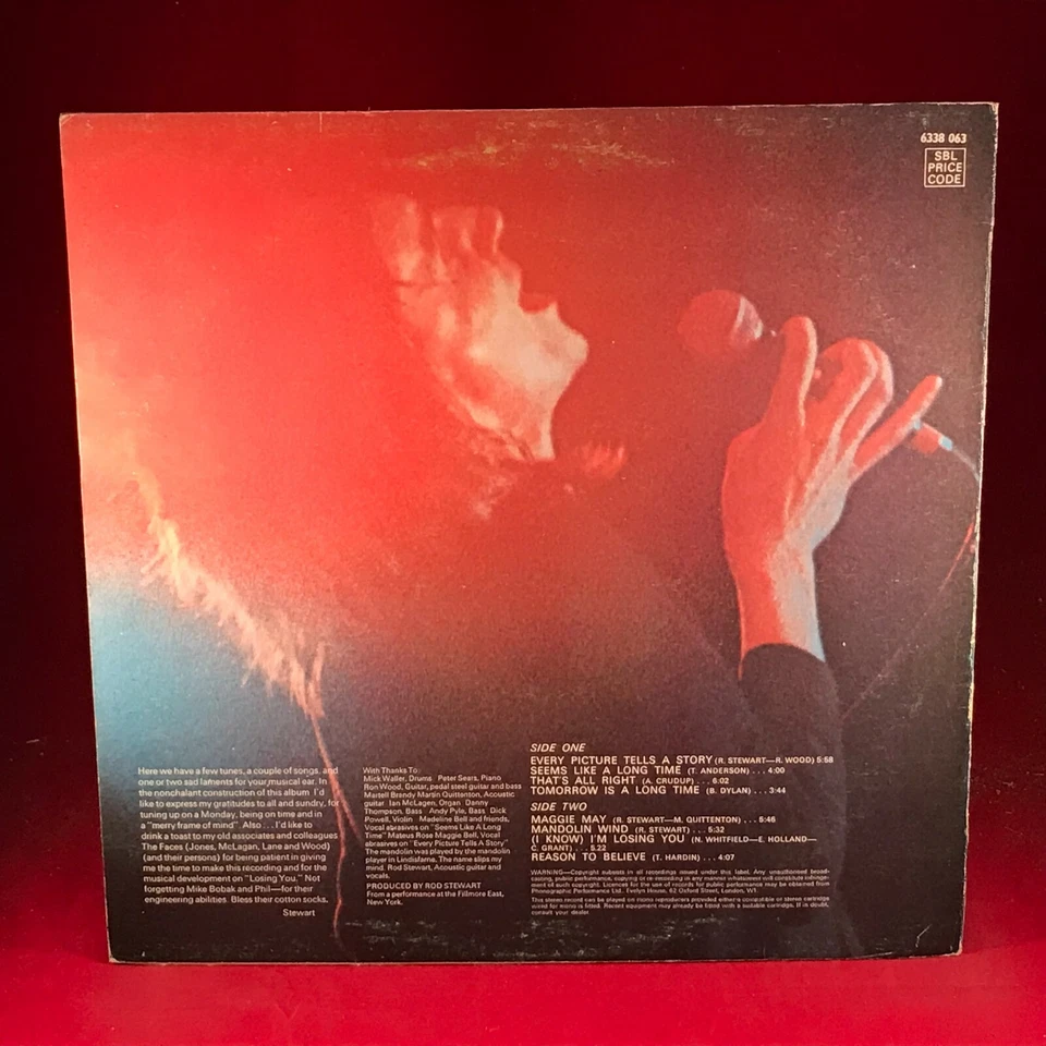 ROD STEWART Every Picture Tells A Story 1971 UK Vinyl LP Maggie May original S - Image 2 of 4