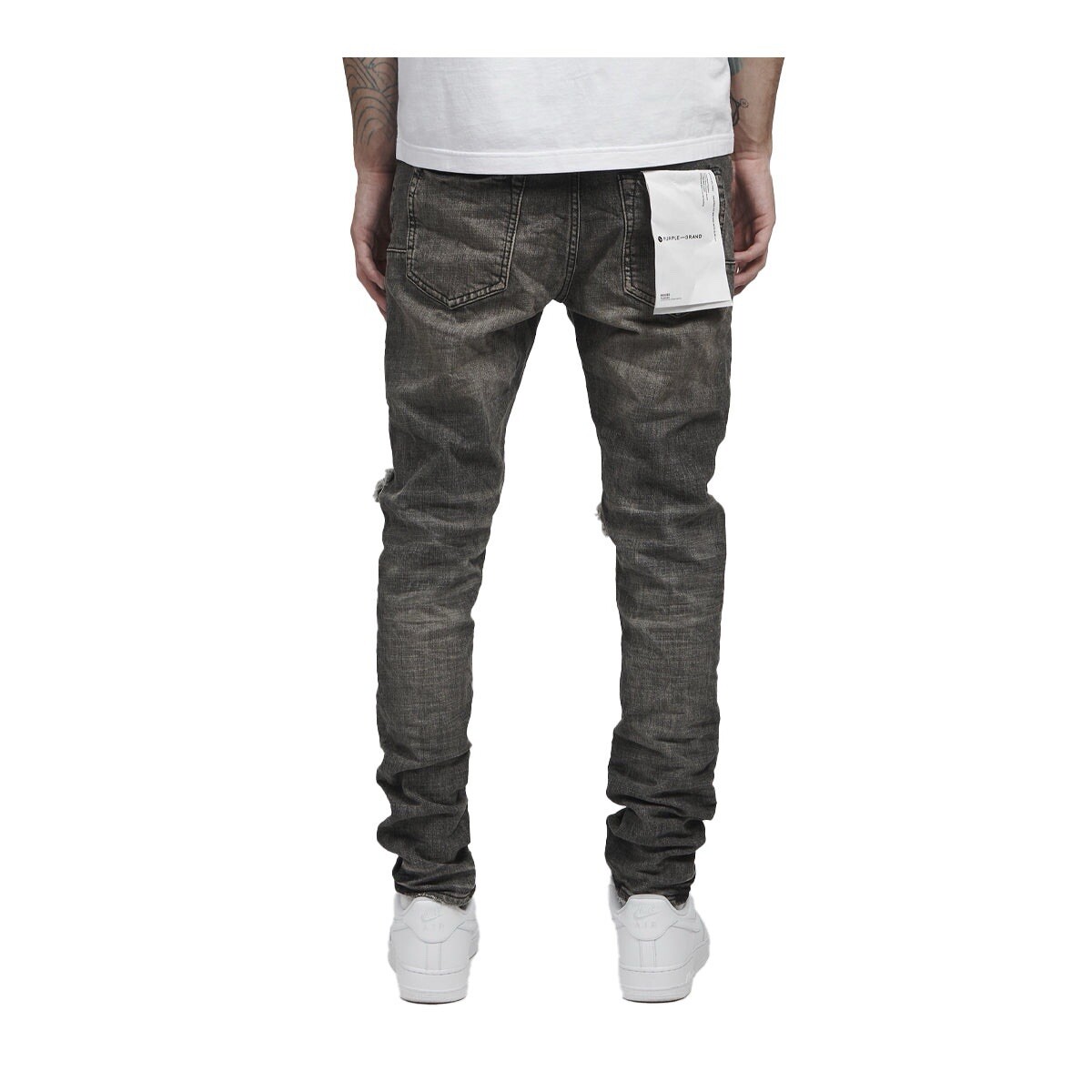 Purple Brand Skinny Ripped Black P002 Jeans Size 36 x 32 NEW Purple Brand Skinny Ripped Black P002 Jeans Size 36 x 32 NEW