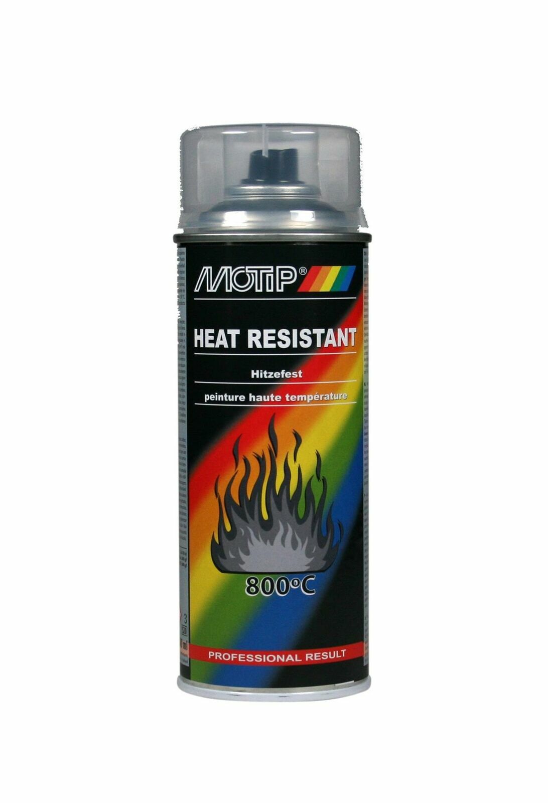 Motip High Temp Heat Resistant Clear Varnish Lacquer Aerosol Spray
