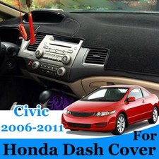 For Honda Civic Csx Dash Cover Mat Dashmat 2006 2007 2008 2009 2010 2011 Black