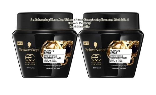 2 x Schwarzkopf Extra Care Ultimate Repair Strengthening Treatment Mask 300ml - 第 1/5 張圖片