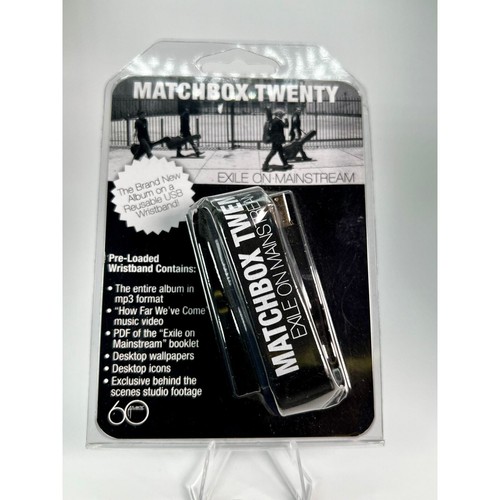 Matchbox Twenty Exile on Mainstream USB Wristband (New, Sealed, 2007 Album)