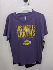 NEW NBA Los Angeles Lakers Shorts and Shirt Outfit Boys Size Large NWT