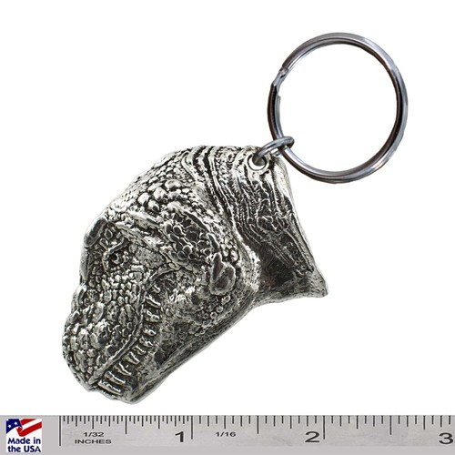 Realistischer Schlüsselanhänger T-Rex Kopf, A205KC, 2 Zoll, Dinosaurier, Jurassic, Geschenk, Metall - Bild 2 von 8