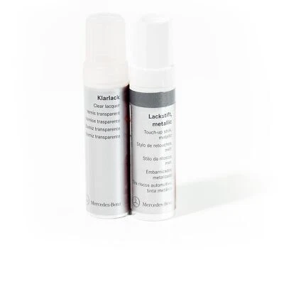 Lápiz de pintura incl. barniz transparente plata polar metálico 761 original Mercedes-Benz NUEVO