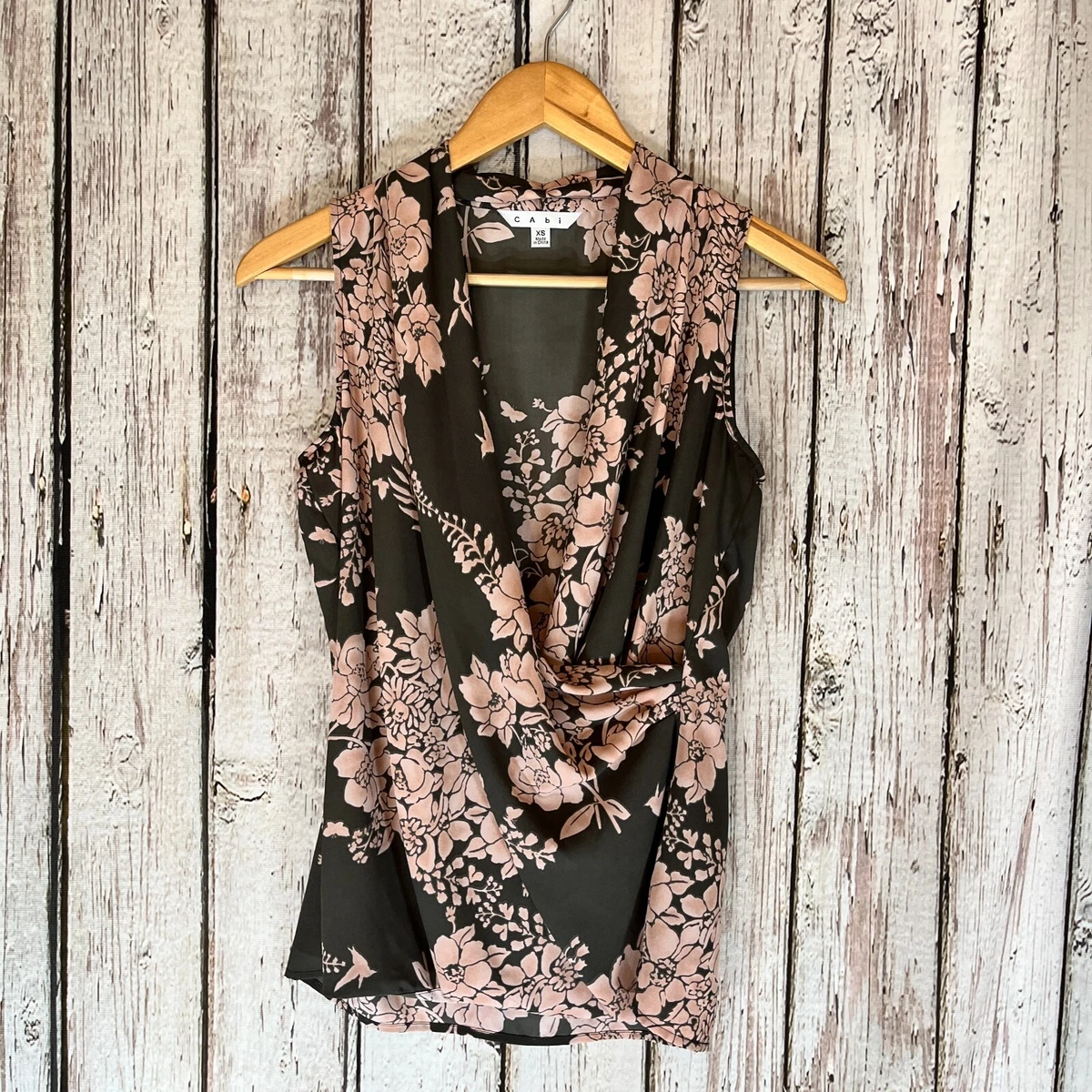 cabi floral blouse